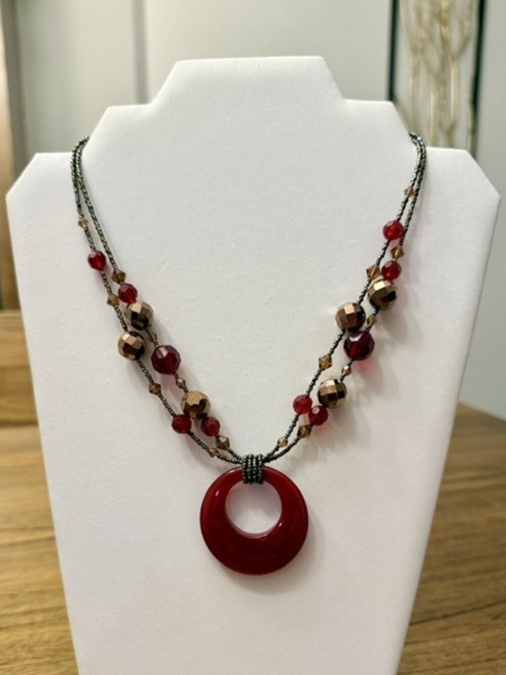 Lia Sophia "CINNEBAR" Necklace